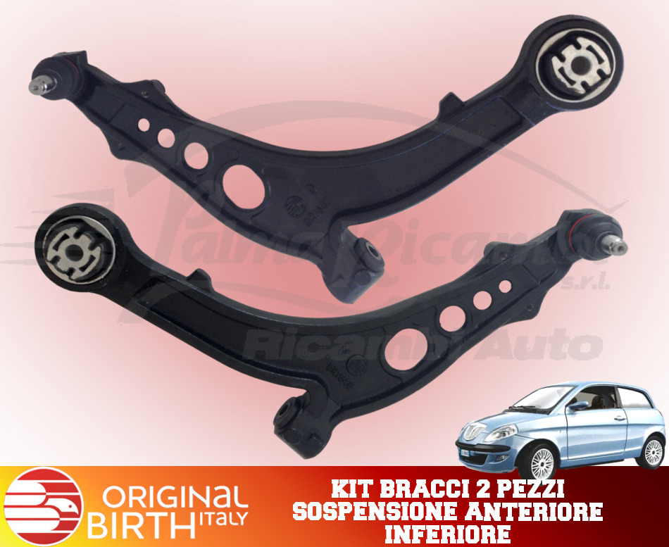 /> MARCA BIRTH BR1648 COPPIA BRACCI INFERIORI LANCIA YPSILON DAL 2003 BR1647