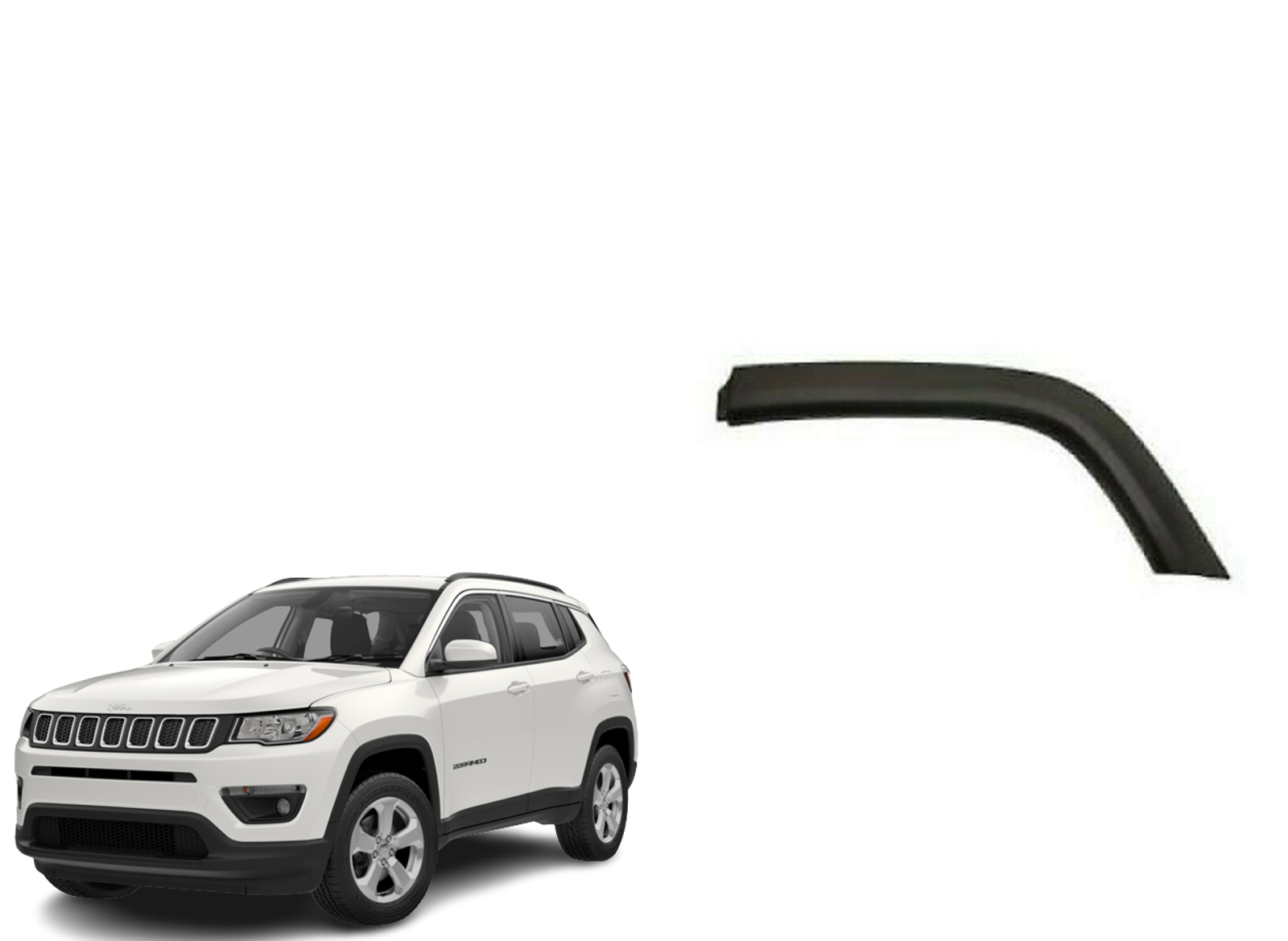 Copribraccioli Per Jeep Compass 2017-2023 - Pelle Impermeabile Antiscivolo | Console Centrale