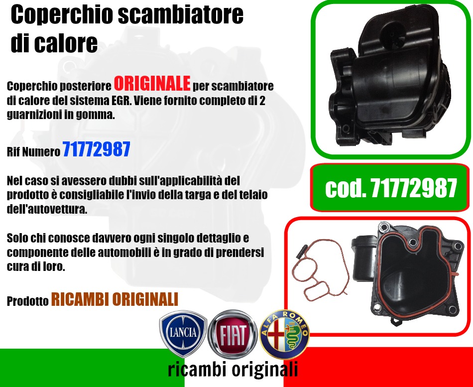 71772987 Abdeckung Wärmetauscher Fiat Ducato Lancia Delta Musa Musa Fll