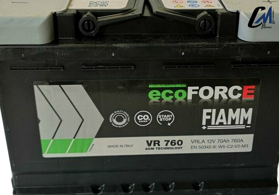 Batteria Auto Fiamm Vr760 Ecoforce Agm Start&stop 70ah 760a | Confronta Prezzi